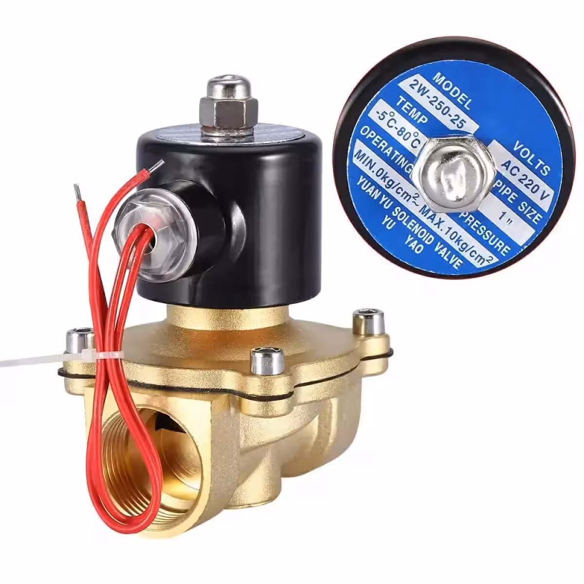 Ventil používaný pro zavlažování a průmyslové řízení kapalin