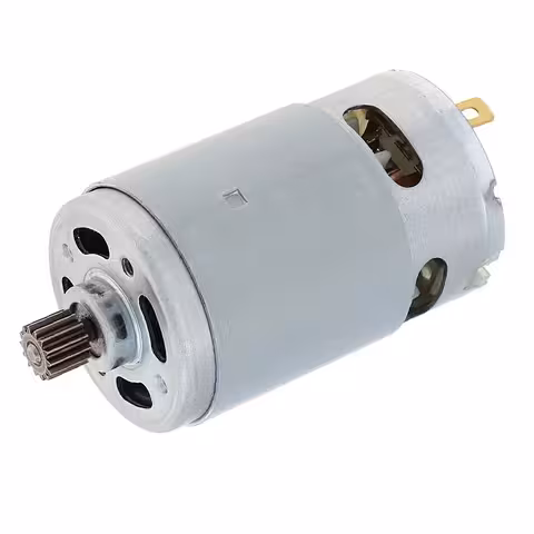 Motor DC RS-550VC 9V-12V 12 zubů – ideální pro elektrické vrtačky, šroubováky, RC a DIY projekty