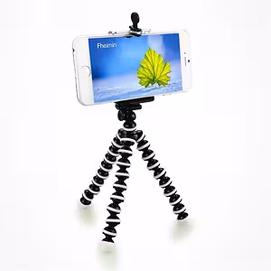 Flexibilní stativ s univerzálním držákem pro telefon, fotoaparát a kameru – ideální pro iPhone, Samsung, DSLR