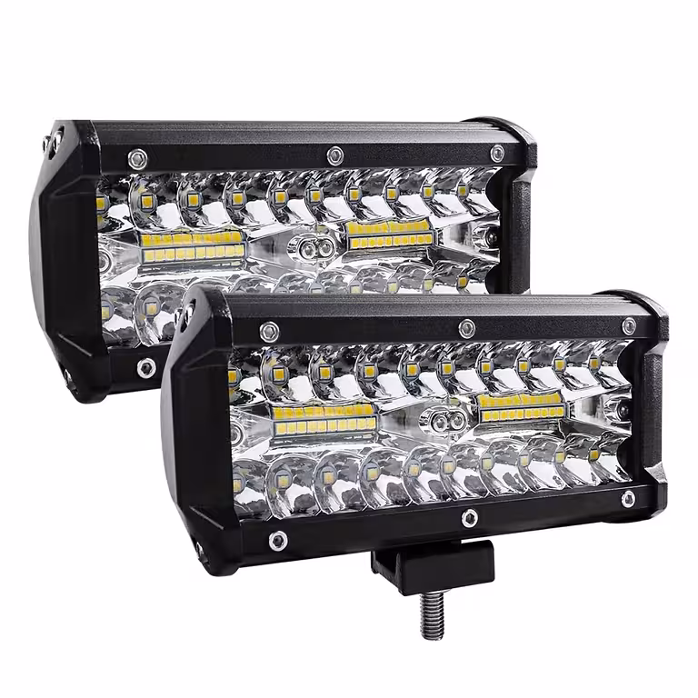 Sada 2 LED BAR světlometů pro auto 240W – 24000LM, 12V/24V pro traktor, nákladní auto, ATV, offroad