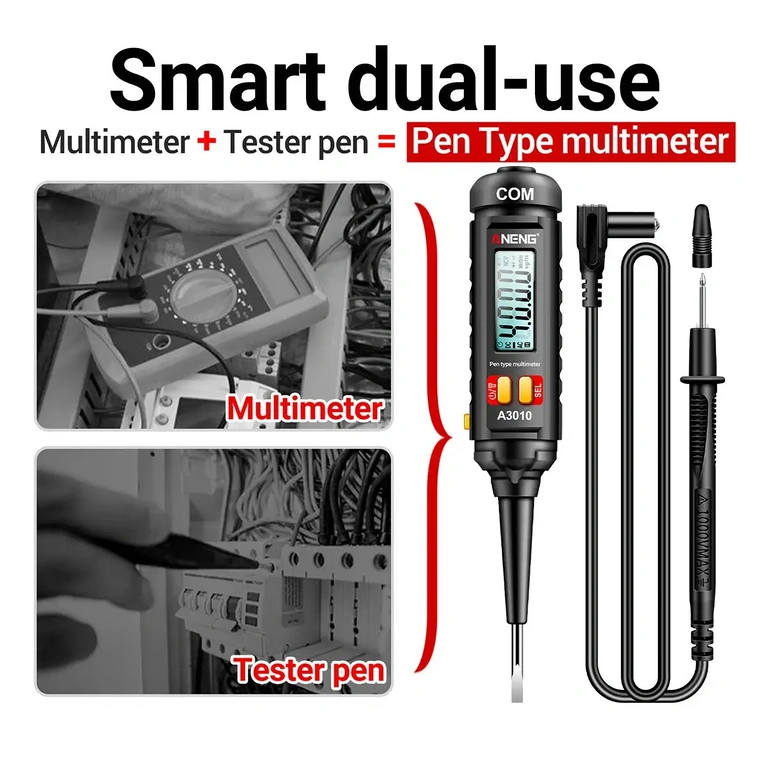 Praktická ukázka použití testeru napětí