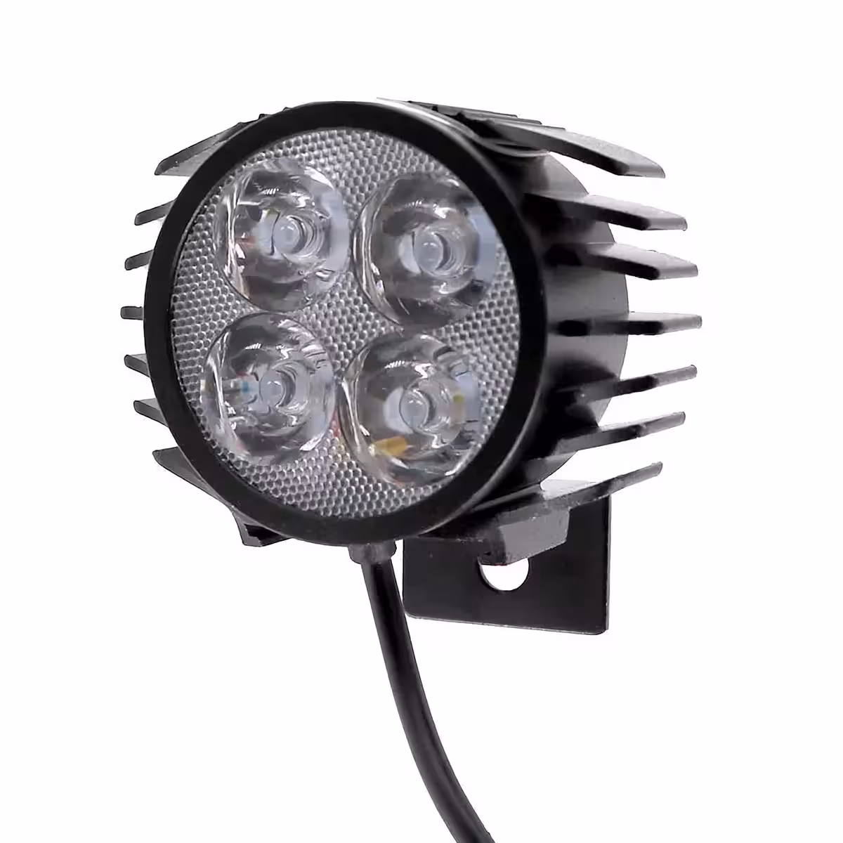 LED světlo pro skútry a kola, přední pohled, různé světlo