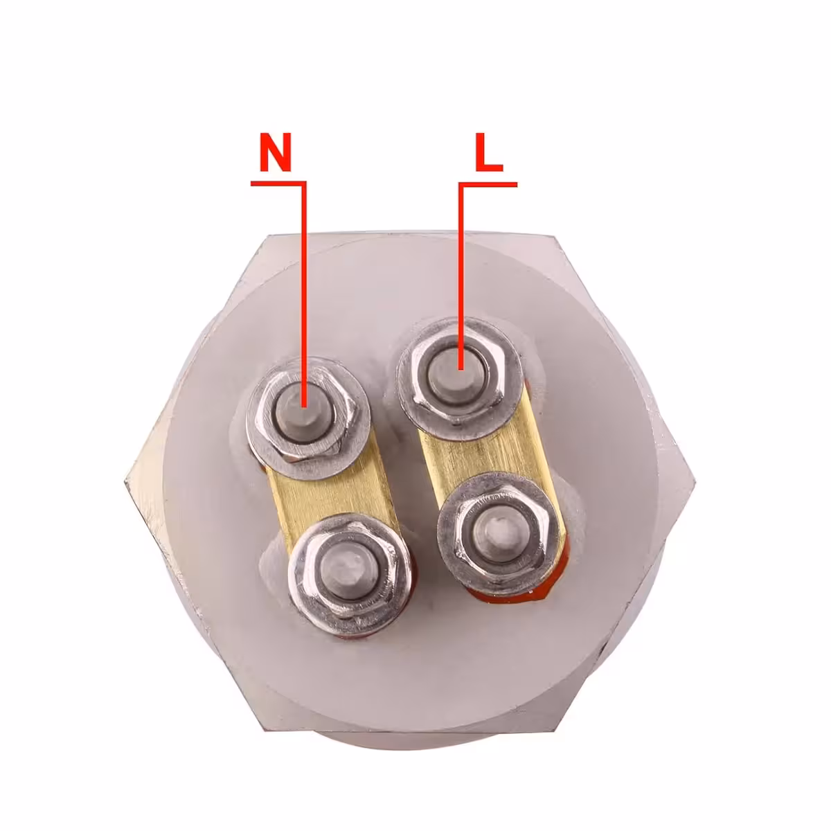 Elektrické schéma pro konfiguraci 12V a 24V topného tělesa