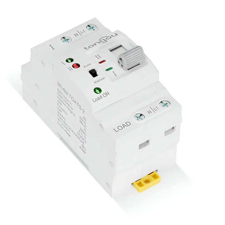 Detailní pohled na svorky ATS zařízení