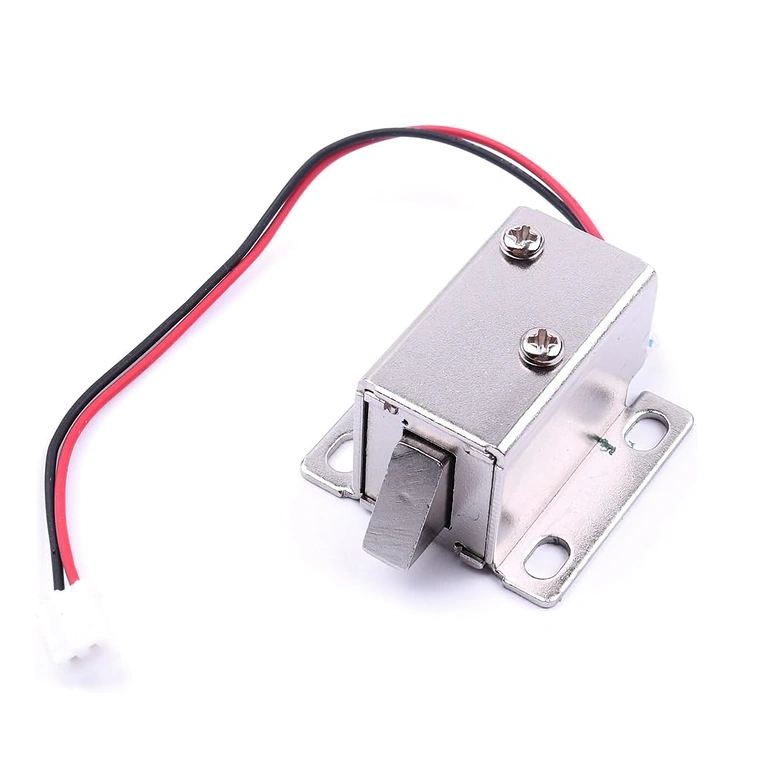 Elektromagnetický zámek 12V – pohled zepředu Obrázek elektromagnetického zámku 12V – přední pohled