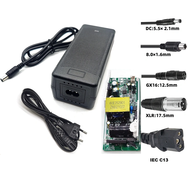 Nabíječka 48V–54,6V 2A s koaxiálním konektorem 8 mm kompatibilní s Xiaomi a Segway-Ninebot