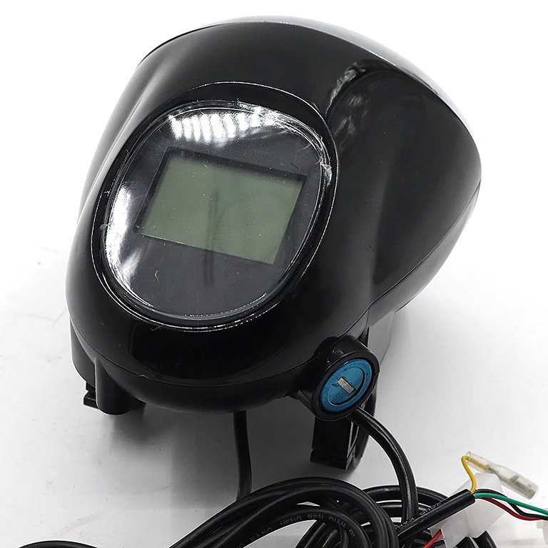 Světlomet s LCD displejem pro elektrický skútr LED světlomet s LCD displejem pro sledování rychlosti skútrů Citycoco a Harley