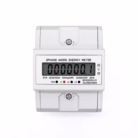 Trojfázový Digitální Elektroměr pro Spotřebu Energie 380V – Přesné Sledování Spotřeby