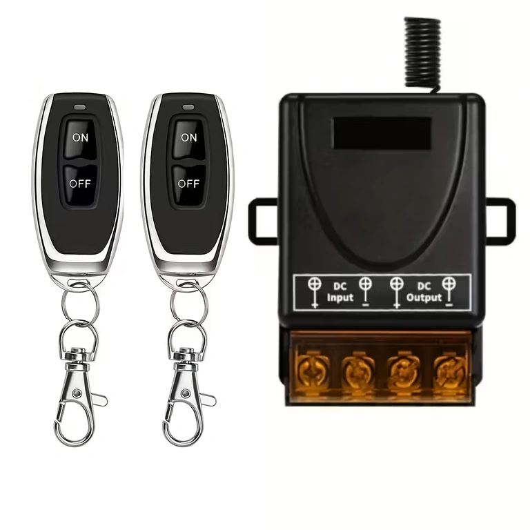 Relé s dálkovým ovládáním 24V 30A pro čerpadla, světla a průmyslové stroje