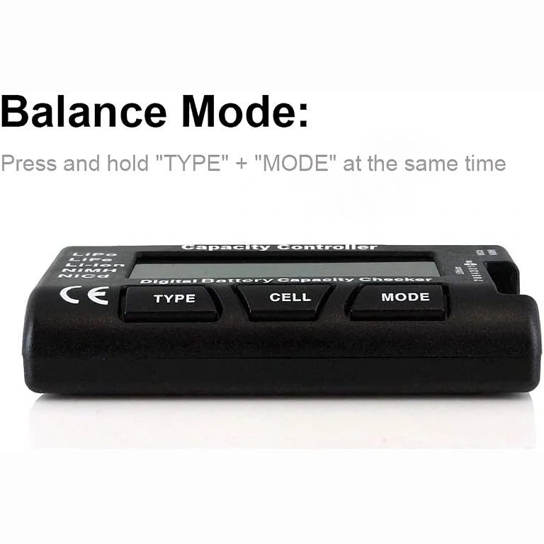 Digitální tester všech typů baterií 2-7S s přesností 0,001V