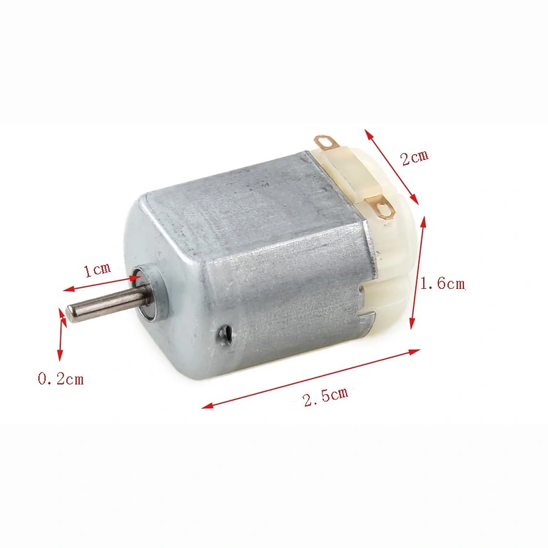 Mini DC motor 130 pro vzdělávací experimenty, sada 6 kusů