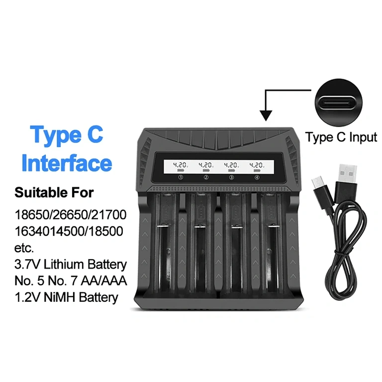 Nabíječka kompatibilní s více typy baterií