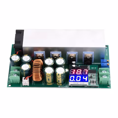 DC12-80V 20A Nastavitelný Step-Down Modul 600W s Konstantním Proudem a Digitálním Displejem – Prémiový Snižující Zdroj