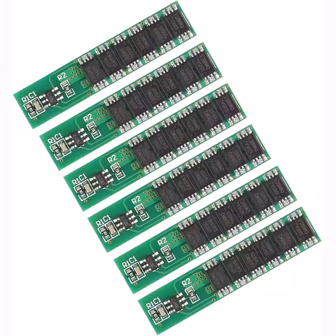 Sada 6 ks – BMS Modul 1S 18650 3,7V 10A s Plnou Ochrannou