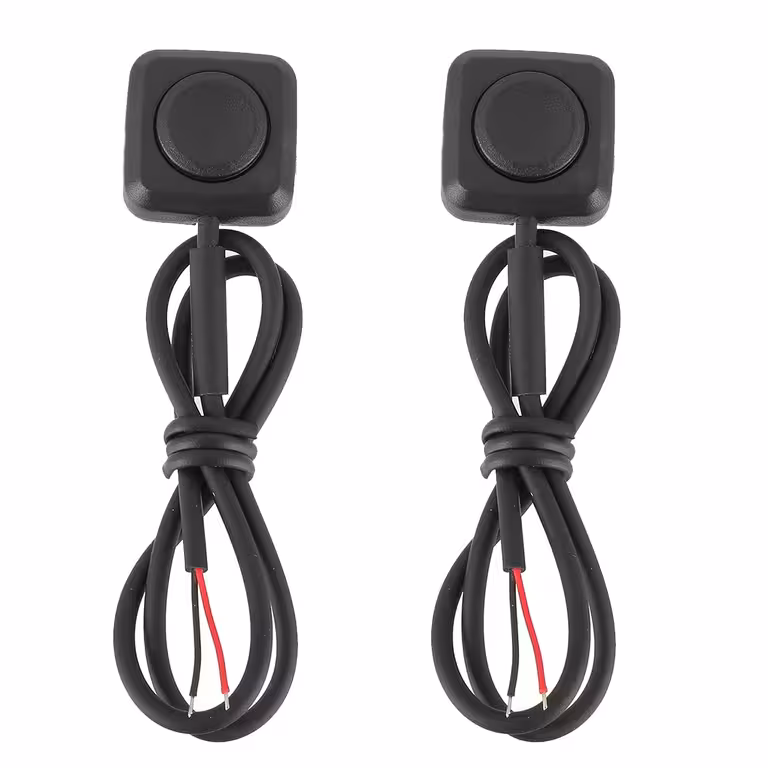 Sada 2 ks: Auto/Moto Tlačítko s Návratem 12V/24V – Mini Tlačítko Push Bez Zajištění