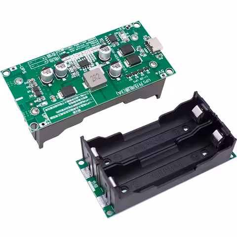 Mini UPS Modul 5V/12V – DC UPS Modul s Nabíjením pro Baterie 18650
