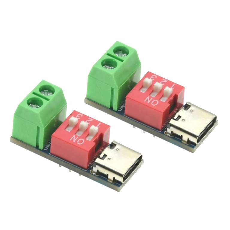 Výběr napětí 5V–20V přes DIP