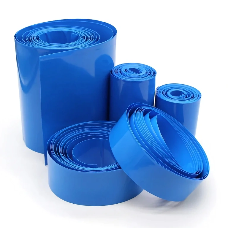 Modrý smršťovací tubus Cellpack na metr pro akumulátory