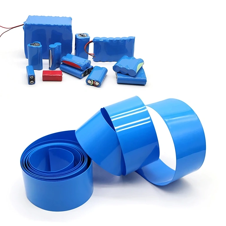 Modrá smršťovací fólie Cellpack pro baterie 18650