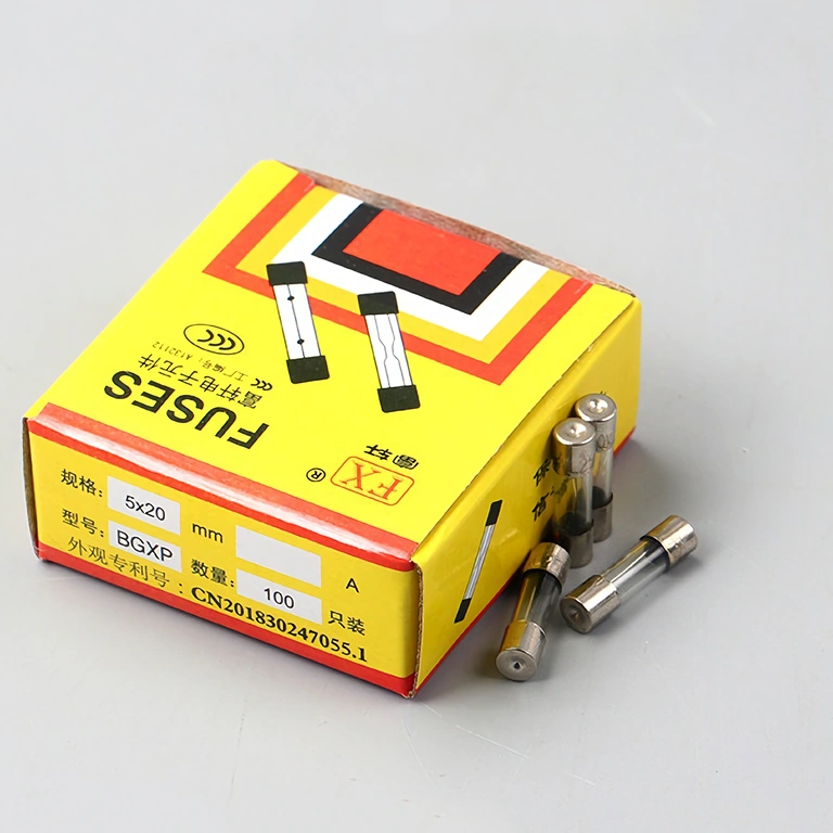 Kompletní sada 100 skleněných pojistek 10A 5x20 mm