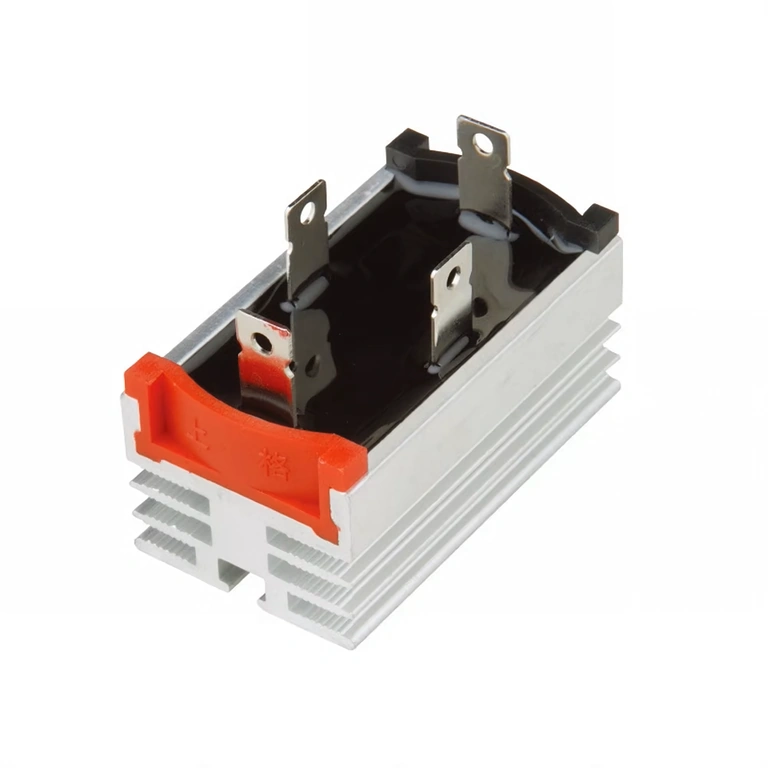 Jednofázový usměrňovací můstek – boční pohled