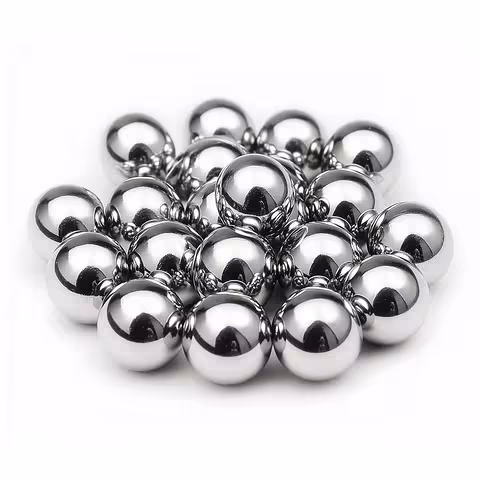Prémiové Ocelové Kuličky pro Ložiska – 100% Kulaté, Velikosti 6mm, 8mm, 10mm, 12mm