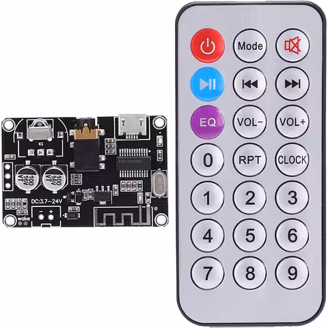 Dálkový ovladač Bluetooth modulu XY-WRBT – funkce tlačítek