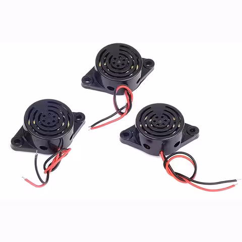 Sada 3 piezo bzučáků pro elektronický alarm