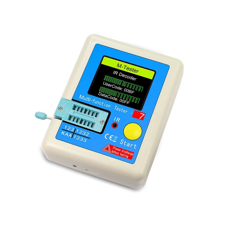 Barevný TFT displej LCR-T7 – detail obrazovky