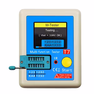Tester tranzistorů, kondenzátorů a diod LCR-T7
